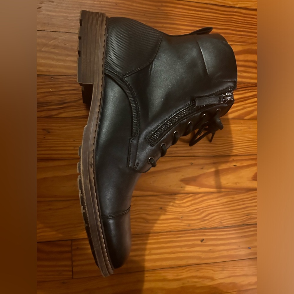 Aldo Black Leather Boots
